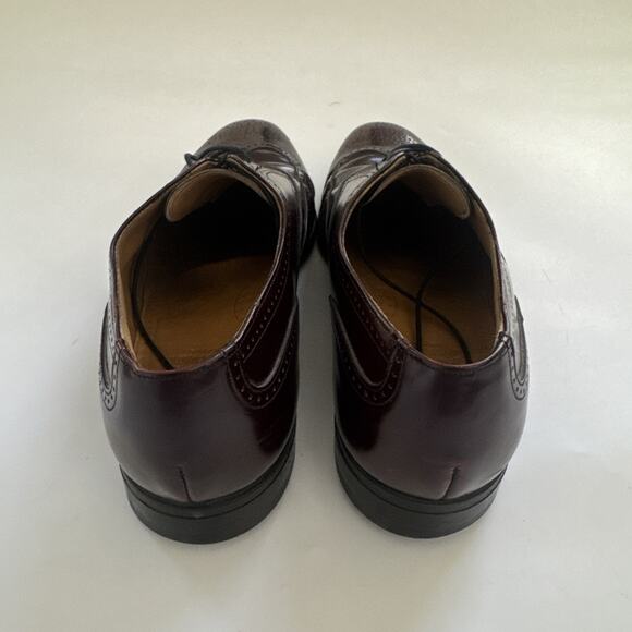 Johnston And Murphy Aristocraft Mens Dress Shoe Size 8.5D Reddish Brownish - Picture 4 of 12
